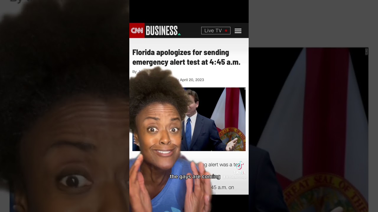 Florida’s failed Woke Alert. It’s an emergency! 