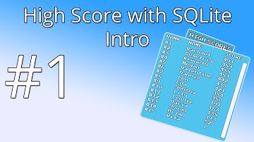1. Unity tutorial: High score with SQLite - Intro