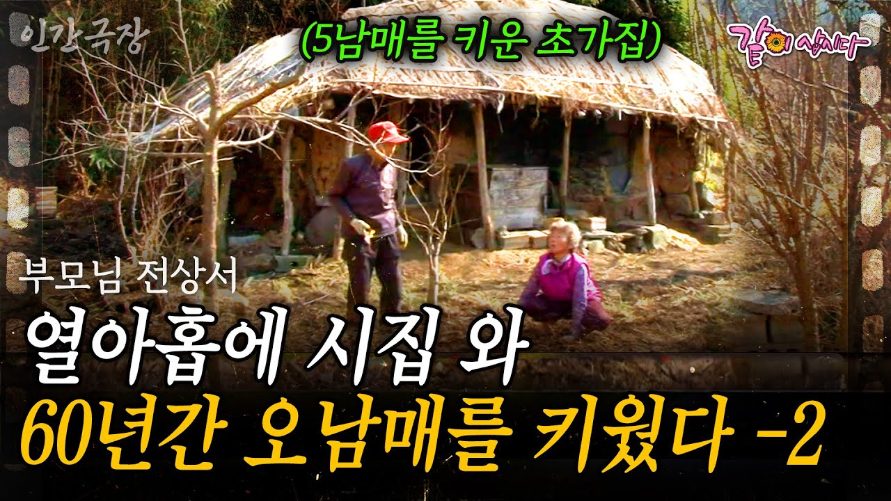 2부🎬 첩첩산중 지리산 오지, 19살부터 60년간 오남매를 작은 초가집에서 키운 한 부부가 있다. [인간극장] | 부모님 전상서 | KBS 2014.04.20