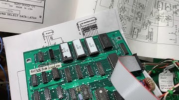 Data East Back to the Future and Time Machine Sound Board Tests