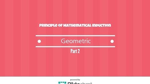 How To: The Principle of Mathematical Induction part 2