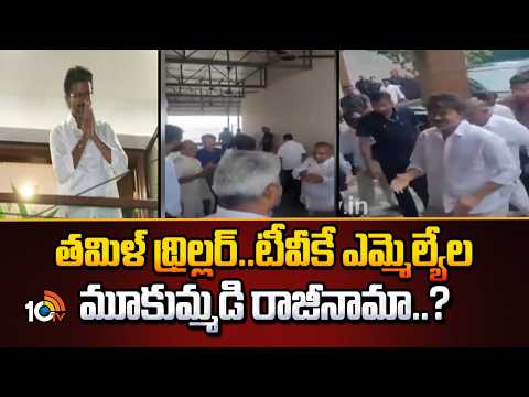 Vijay's Resignation Strategy | TN Politics |తమిళ్ థ్రిల్లర్..టీవీకే ఎమ్మెల్యేల మూకుమ్మడి రాజీనామా..? - 10TVNEWSTELUGU