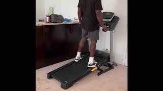 Incline speed training on treadmill while off