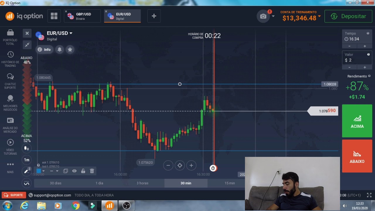 COMO GANHAR DINHEIRO NA BOLSA DE VALORES | IQ Option 2021