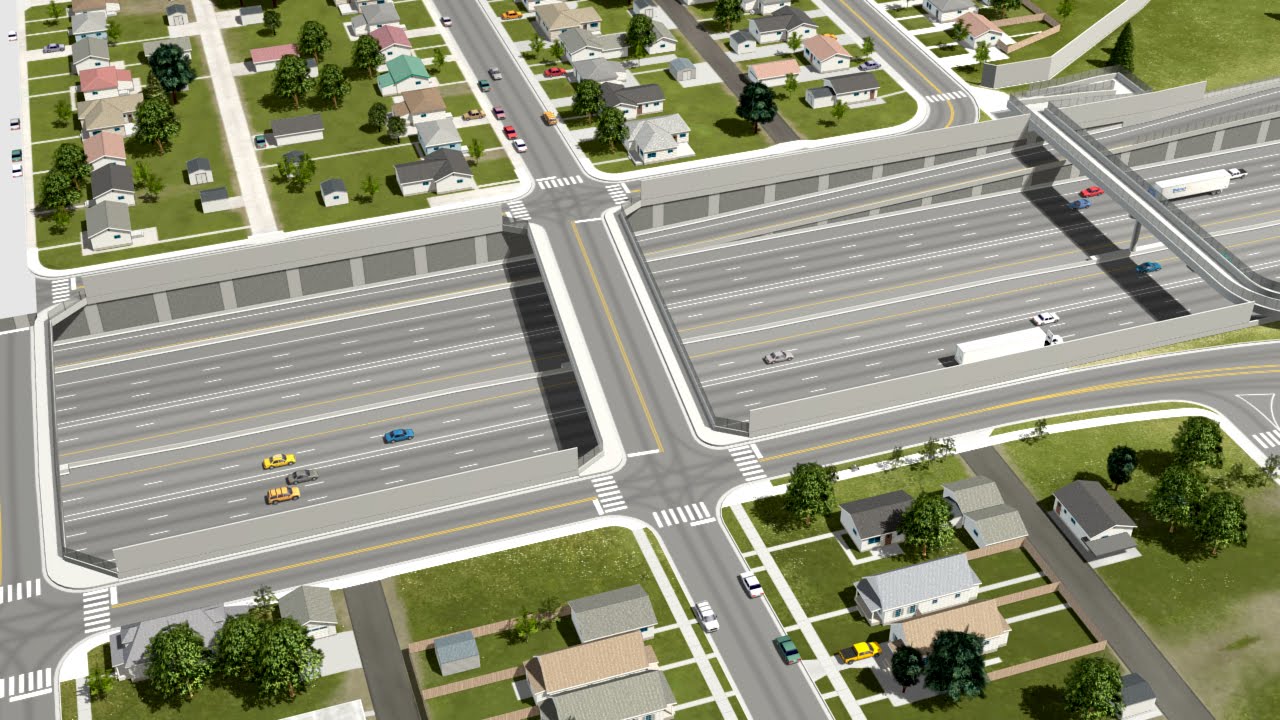 3D Animation of Proposed Interchange by POITRA Visual - YouTube