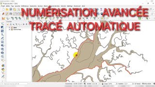 🔴 QGis : Utiliser le Tracé automatique lors de la Numérisation Avancée dans Qgis