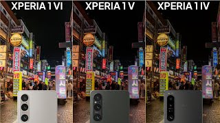 Sony Xperia 1 VI vs Sony Xperia 1 V vs Sony Xperia 1 IV Camera Test