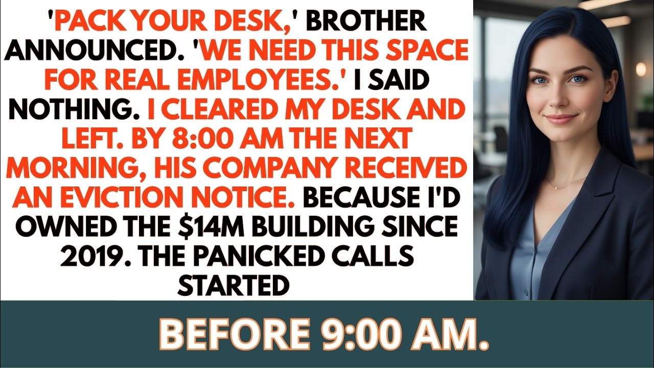 Brother Said 'Pack Your Desk'   By 8 AM His Company Had No Lease