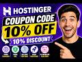 Hostinger Coupon Code 2026 -10% Amazing Offer- Special Discount Link
