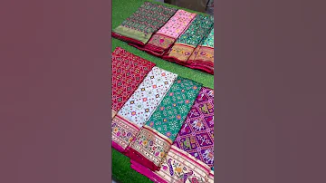 Patola saree|rajkoti patola|hydrabadi patola|patan patola|green patola saree|latest patola saree|