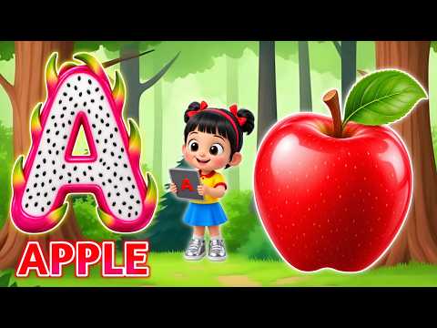 Phonics Song 2 with TWO Words in 3D - A For Airplane - ABC Alphabet Songs with Sounds for Children
