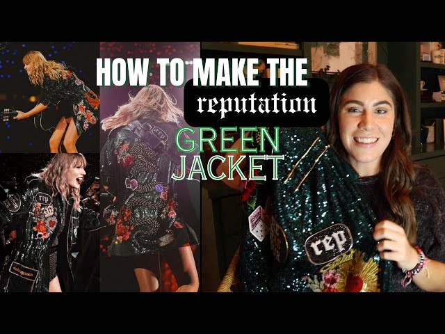 Made my own Rep jacket from official patches from the Taylor Swift