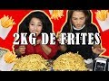 Frites challenge  2 kg de frites 