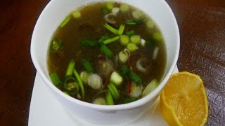 حساء تايلندي  حامضي حار (1) حساء عظم - مرافق لوجبة الرزالمشكّل - كيف تزبط الحساء   |  Beef bone soup