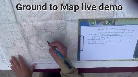 How to find Ground to Map #map #ncc2025 #ncc