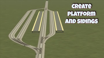 Train Simulator Route Building - #3 Platforms and Sidings
