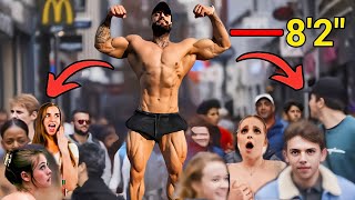 When Tallest Giant Bodybuilders Goes Out In Public 😲