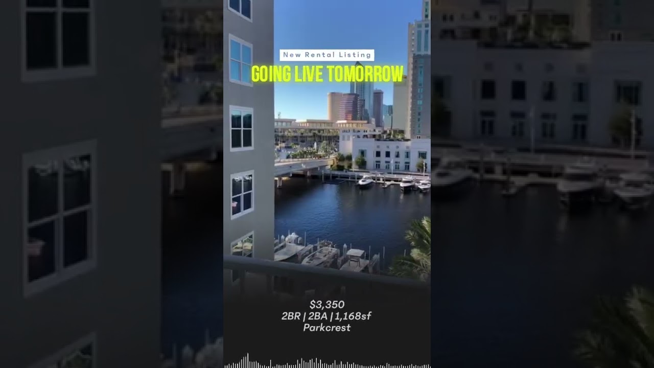 Harbour Island Tampa 2BR Rental Oct 2022 YouTube