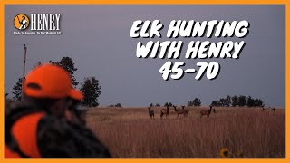 Henry Color Case Hardened 45-70. Nebraska Elk Hunting! #huntwithahenry