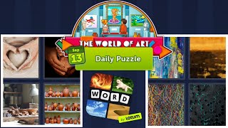 4 Pics 1 Word Daily Puzzle September 13, 2022 The World of Art screenshot 3