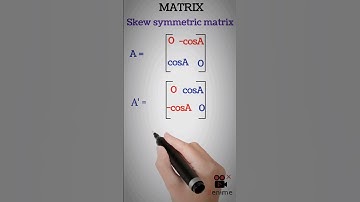 skew symmetric matrix #maths #ncert #trending #viral #12th#shorts #matrix #integration