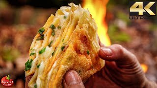 Ultimate Jianbing 4K - ASMR Forest Cooking