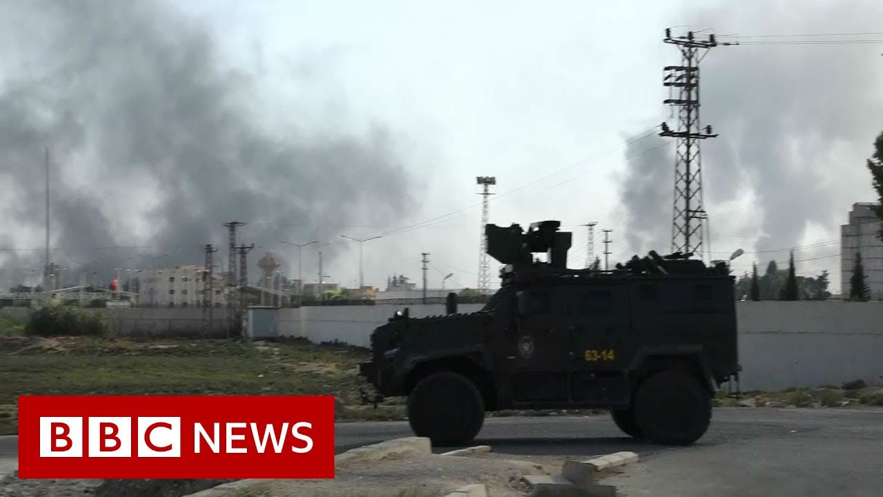 Turkish forces clash with Kurdish fighters in Syria - BBC News