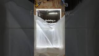 Building a fake window #diy #lighting