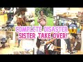 COMPLETE DISASTER // SISTER TAKE OVER // CLEAN WITH ME // CLEANING MOTIVATION // PREGNANT CLEANING