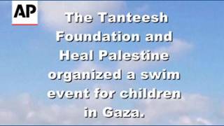 Gaza children learn to swim