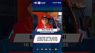 LONGSOR AKSES JALAN UTAMA SELAT RENDANG NYARIS