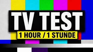 TV Test Screen 1 Hour | SMPTE Color Bars Test Pattern