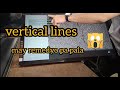 Vertical lines how to repair"sony 32inch",,#31