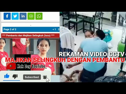 REKAMAN VIDEO CCTV : Majikan Selingkuh dengan Pembantu terjadi tahun 2022 ( Facebook TikTok Viral )