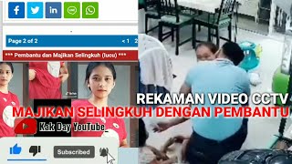 REKAMAN VIDEO CCTV : Majikan Selingkuh dengan Pembantu terjadi tahun 2022 ( Facebook TikTok Viral )