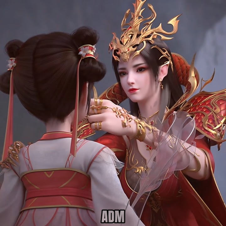 [BTTH] cailin smiled after seeing xiao xiao in xiao yan's hand || battle through the heavens | #btth