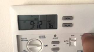 LUX TX 500E Thermostat never ending problems