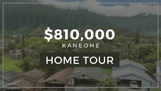 Kaneohe Home for Sale Under $810K | 3 Bed 2 Bath Single Family Home on Oahu 🌴🏡