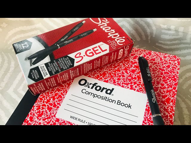 Sharpie S-Gel Gel Pens (0.7mm) Unboxing and Review 