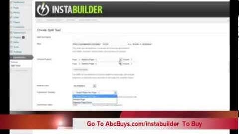InstaBuilder WP Plugin For Amazing Squeeze pages, Sales Pages and Video Pages Walk Through
