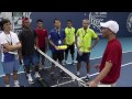 MOKL 2014 - Day 6 Michael Chang & Malaysian Davis Cup Team Clinic