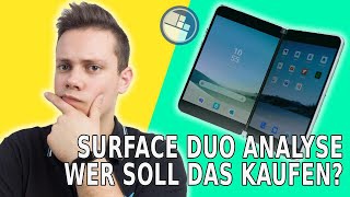 Surface Duo ANALYSE: Wer soll das Surface Phone mit Android kaufen?