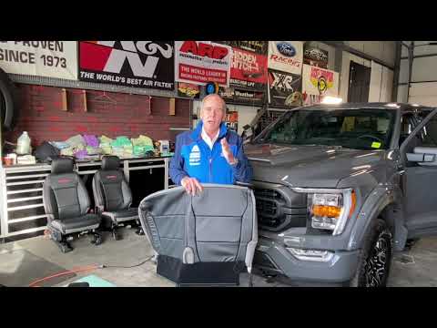 Installing one of the first Katzkin Leather Interiors in a 2021 F150