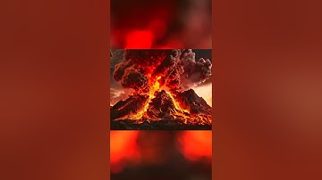 Supervolcano EXPERT eruption  #3dnature #blender #3d #supervolcano #eruption #short