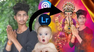 how to Ganesh chaturdashi photo editing गणेश चतुर्दशी फोटो एडिटिंग कैसे करें full tutorial in mobile screenshot 5