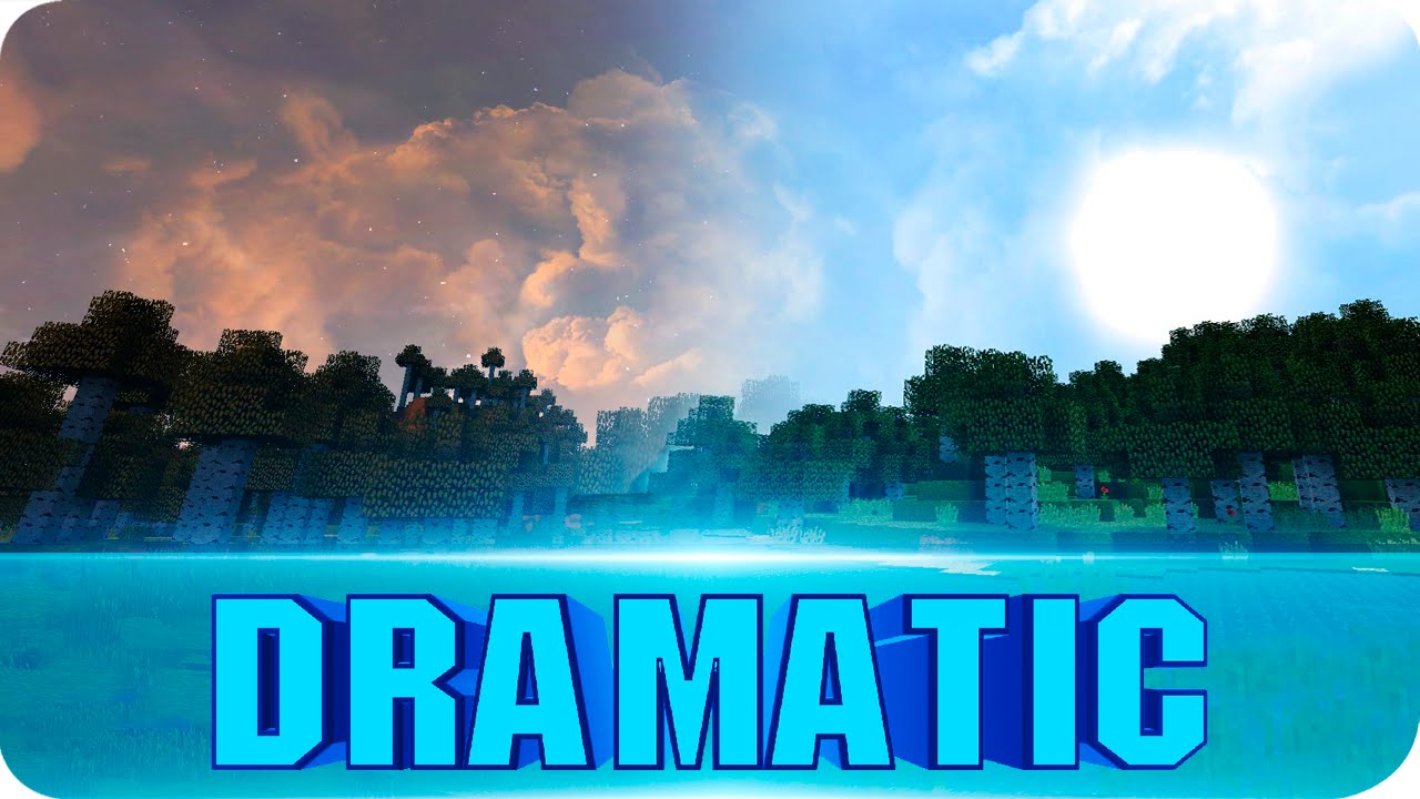 Minecraft Dramatic Sky Resource Pack Now 1 10 Updated Texture Pack Realistic Custom Sky Youtube