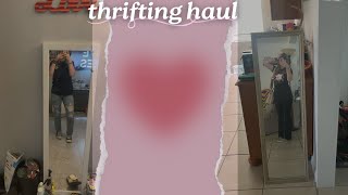 THRIFT WITH ME!! /thrifting a massive haul :)