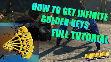 How to Get Unlimited Golden Keys on Borderlands GOTY (Tutorial)(PC)