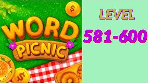 Word Picnic Fun Word Games level 581 600 answers gameplay androi ios new latest addictive word puzzl