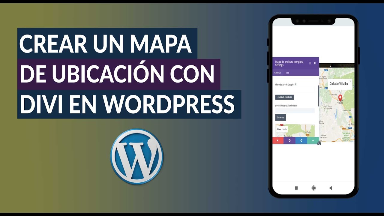Cómo Crear o Insertar un Mapa de Ubicación con Divi en WordPress - YouTube